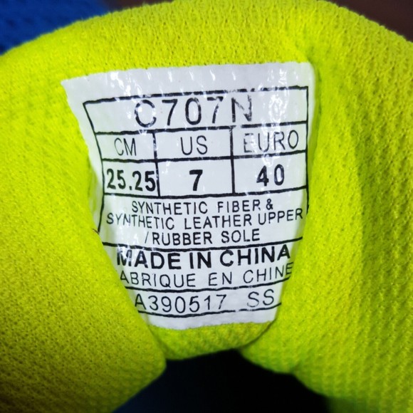 Asics Gel Contend 4 Athletic Running Shoe Womens Size 7 C707N  Blue Green White - Picture 9 of 9